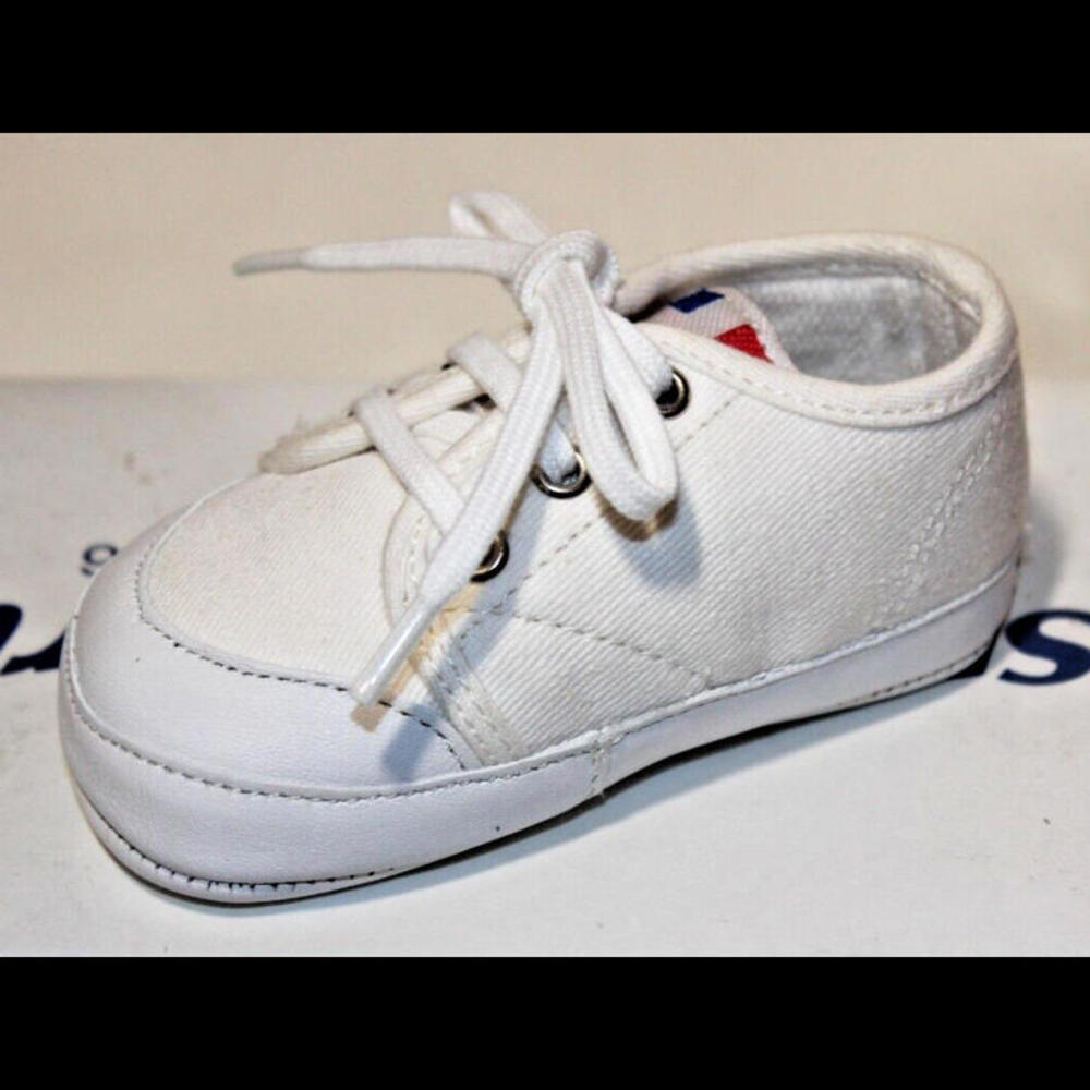NIB GENUINE SPRING COURT MINI LOW BABY’S SHOES -SHIRT TWILL & NAPPA LEATHER